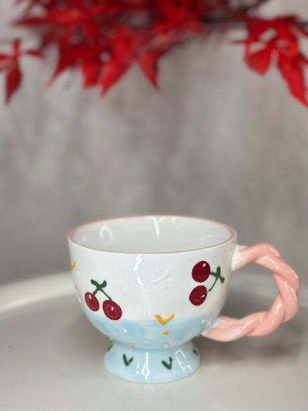 فنجان هاند ميد كرزه (8)